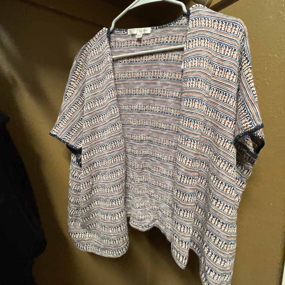 Say What? Cardigan. Made in the USA.